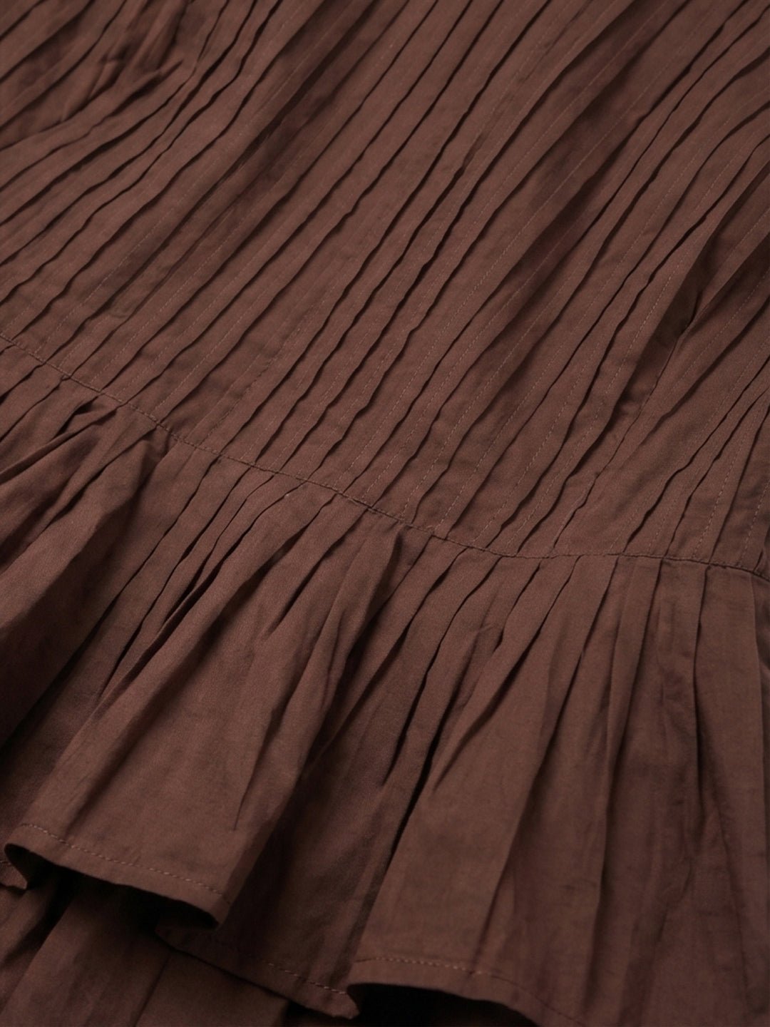 Brown Skirt Co-ord set - KAAHIRI