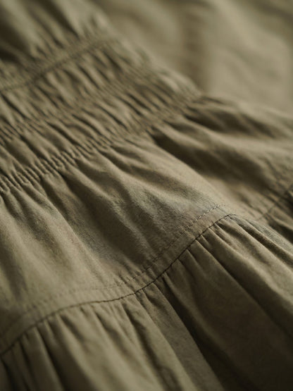 Olive Midi Dress - KAAHIRI