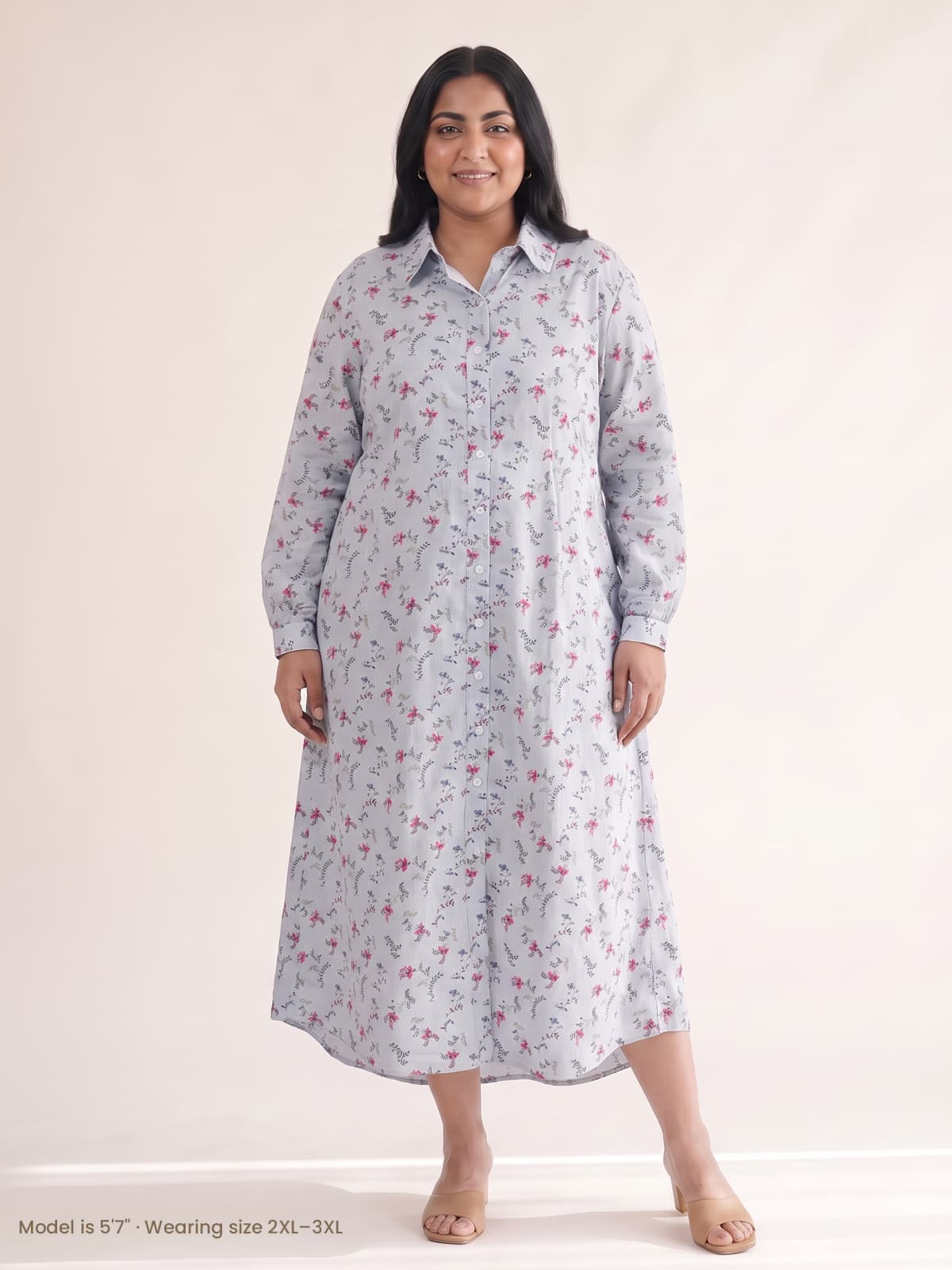 The Bloom Shirt Dress - KAAHIRI