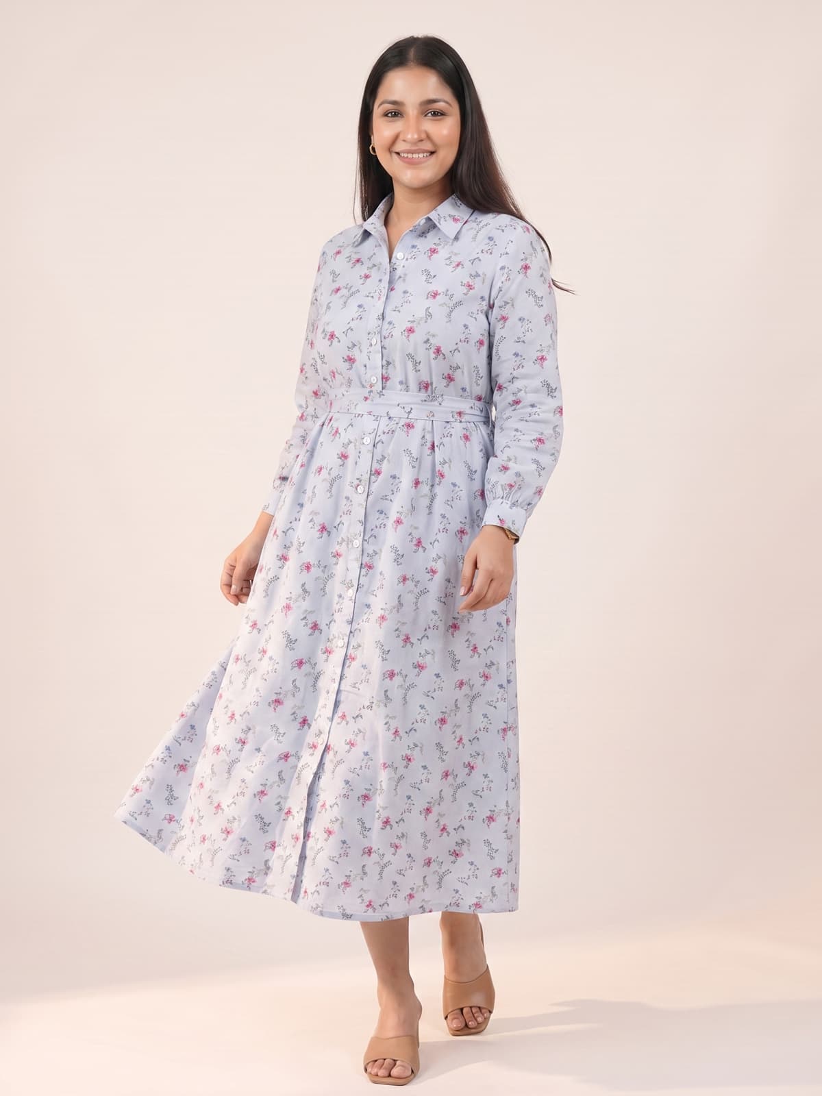 The Bloom Shirt Dress - KAAHIRI