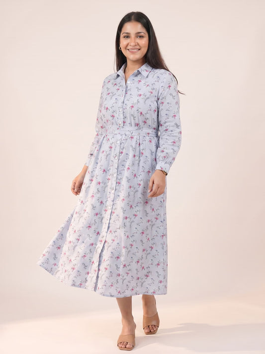 The Bloom Shirt Dress - KAAHIRI