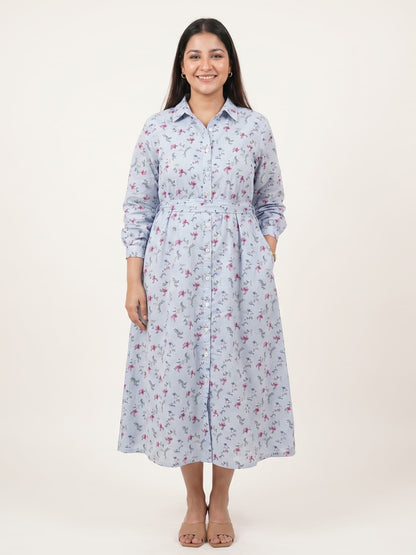 The Bloom Shirt Dress - KAAHIRI