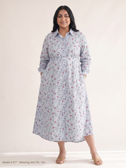The Bloom Shirt Dress - KAAHIRI