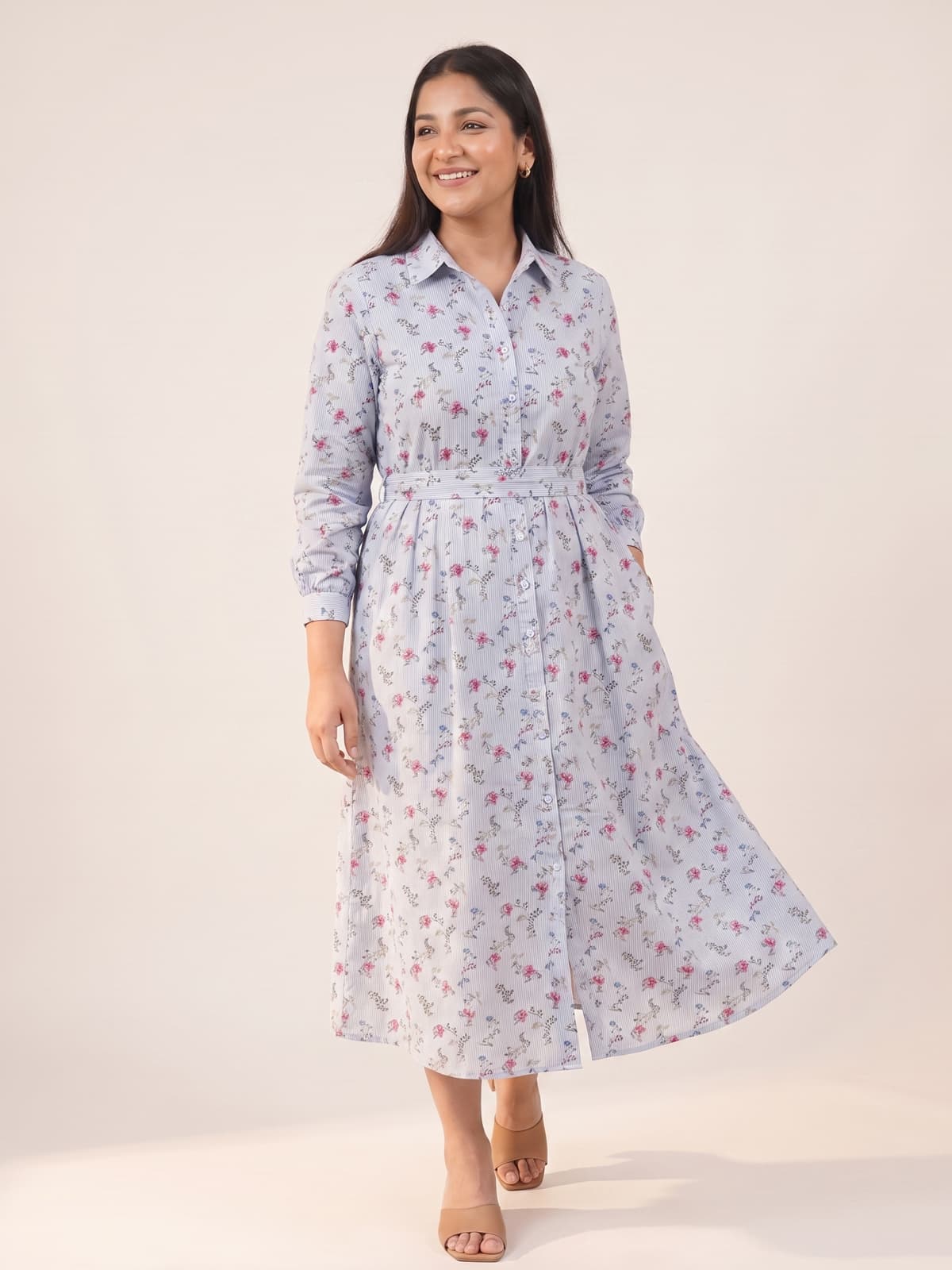 The Bloom Shirt Dress - KAAHIRI