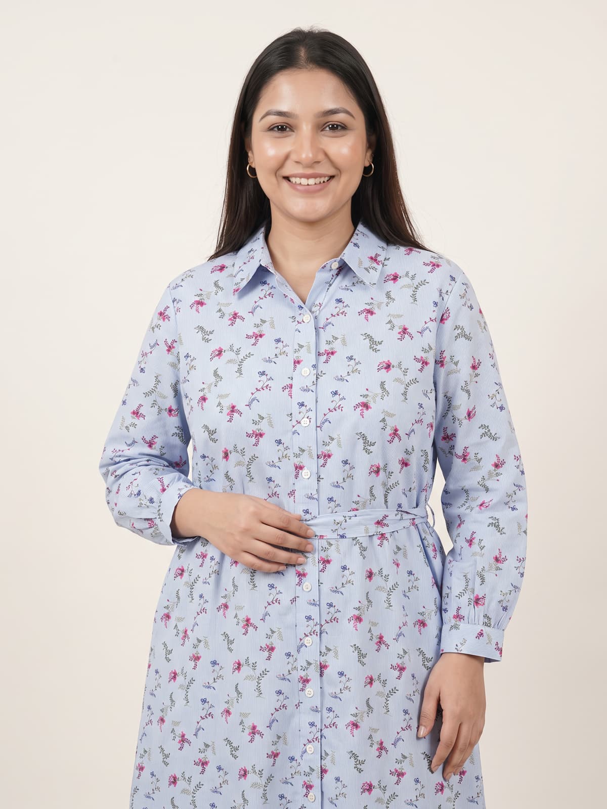 The Bloom Shirt Dress - KAAHIRI